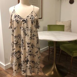 Audrey 3+1 Floral Cold Shoulder Dress